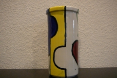 Mondrian-Style Vase