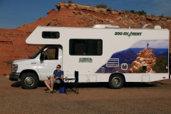 Relaxing at Caprock Canyon