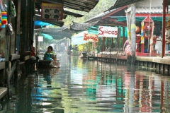 Floating market in Bangkok