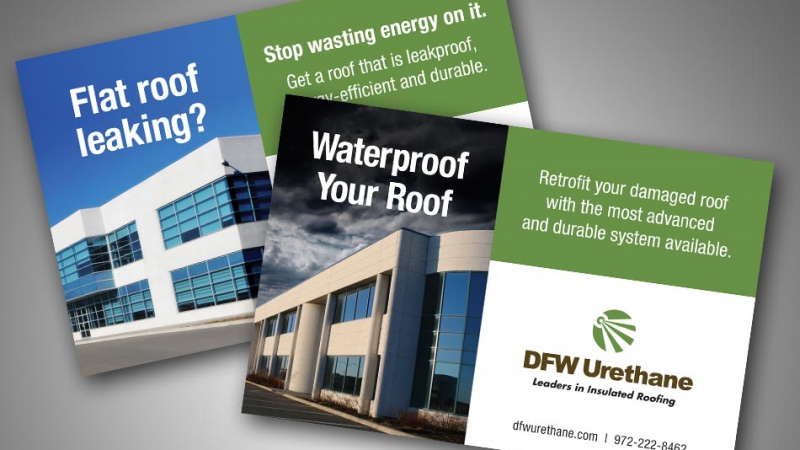 Direct mail campaign for DFW Urethane