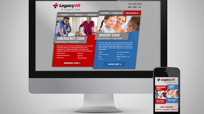 Legacy ER Mobile-Optimized Website